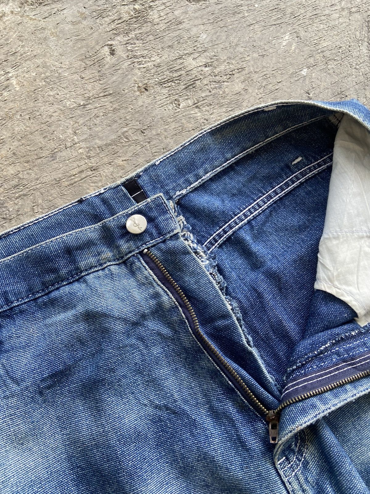 Sean John 2000s Sean John - JNCO Hip Hop Style Baggy Denim Pants Size US 35 - 4 Thumbnail