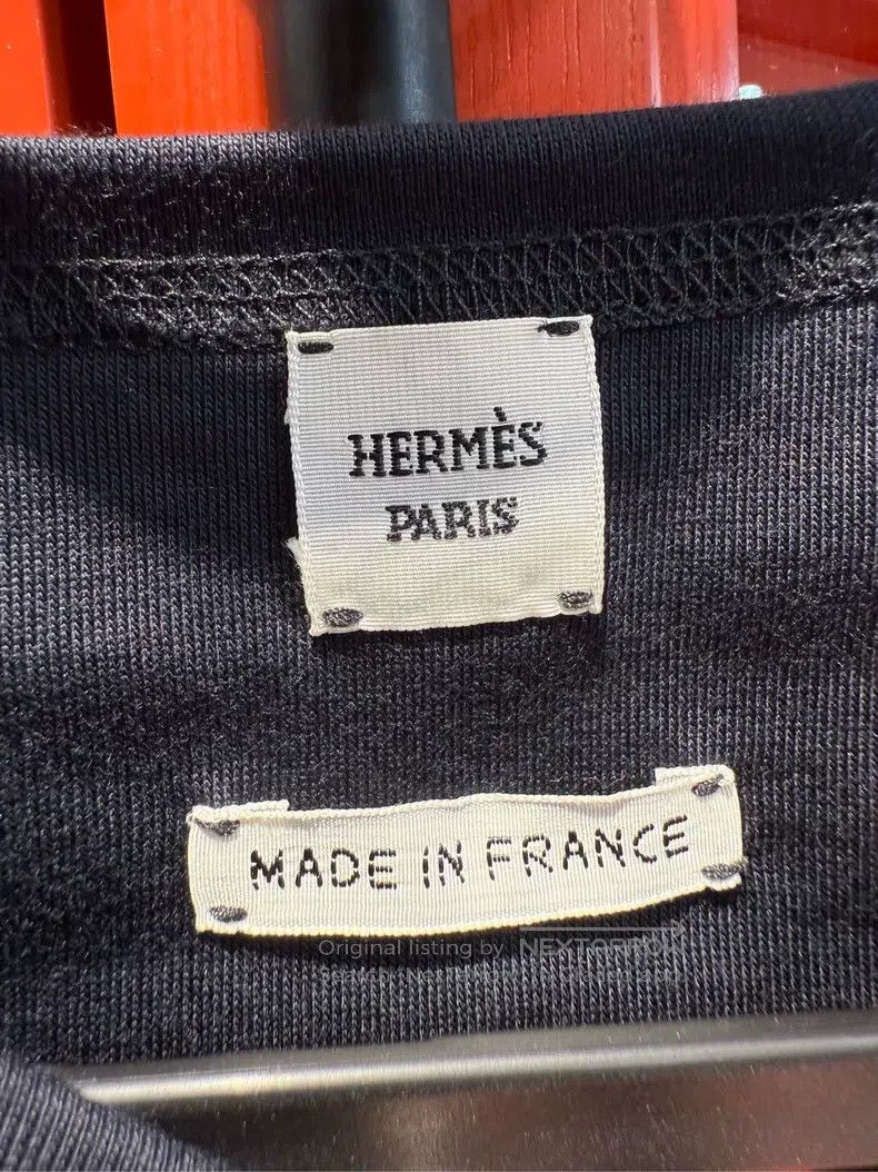 Hermes Hermes Embroidered Logo Short Sleeve Size XS / US 0-2 / IT 36-38 - 3 Thumbnail