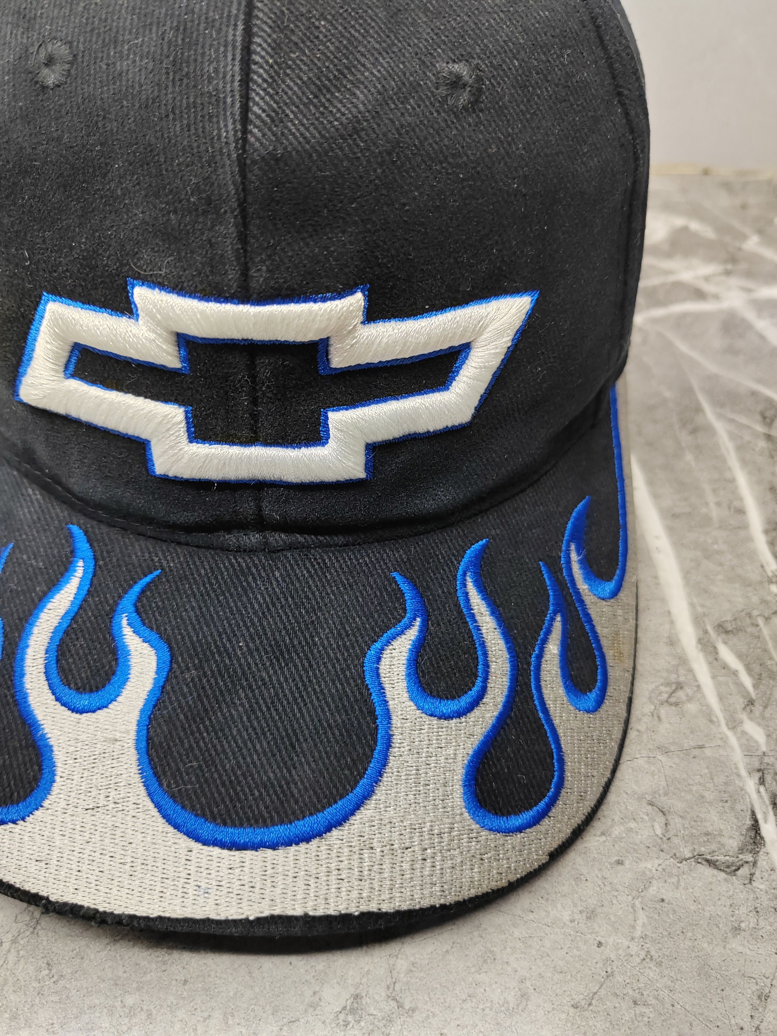 Chevrolet Vintage Chevrolet Flame Style Cap Hat Size ONE SIZE - 3 Thumbnail