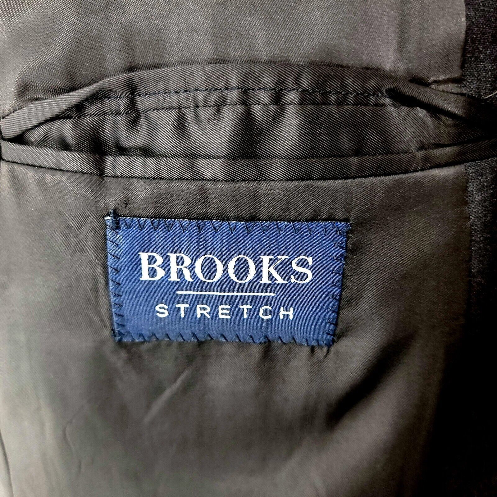 Brooks Brothers DAMAGED Brooks Brothers Stretch Wool 2 Button Blazer 42R Gra Size 42R - 8 Thumbnail