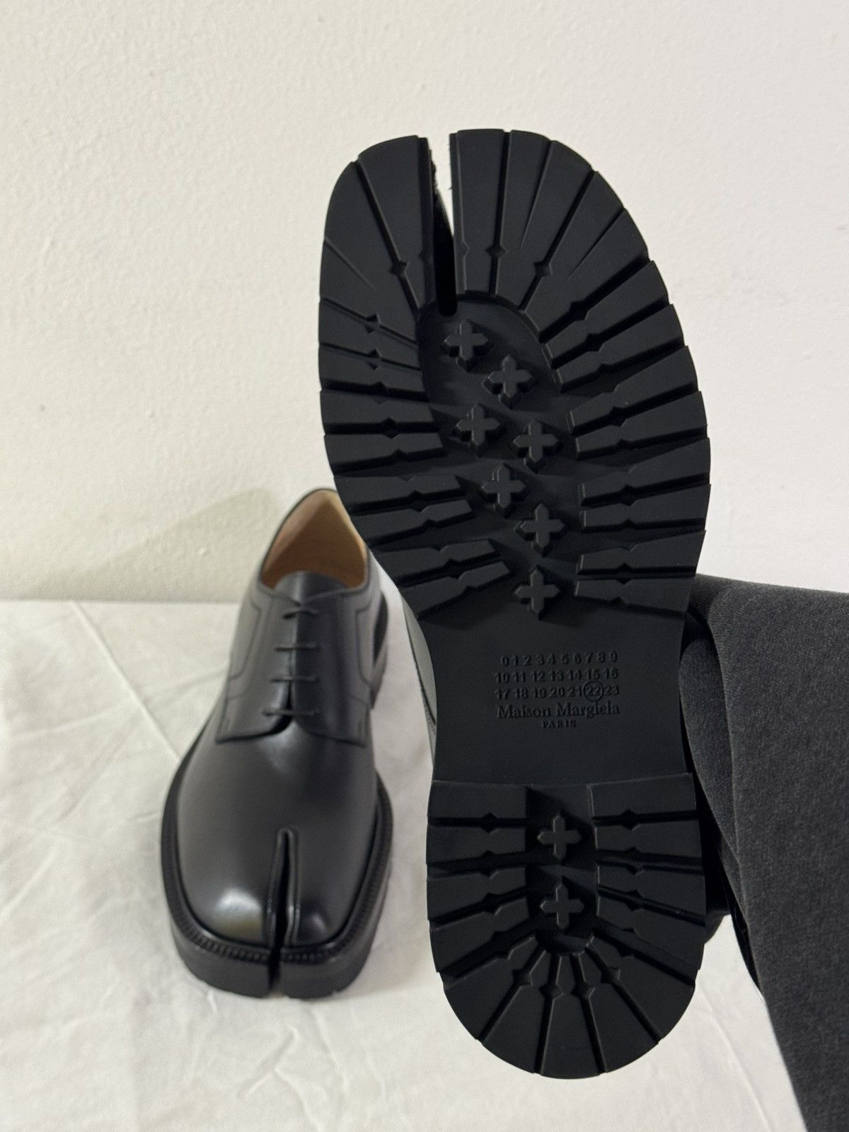Maison Margiela Maison Margiela Tabi Platform Derby’s - Black 43 Size US 10 / EU 43 - 6 Thumbnail