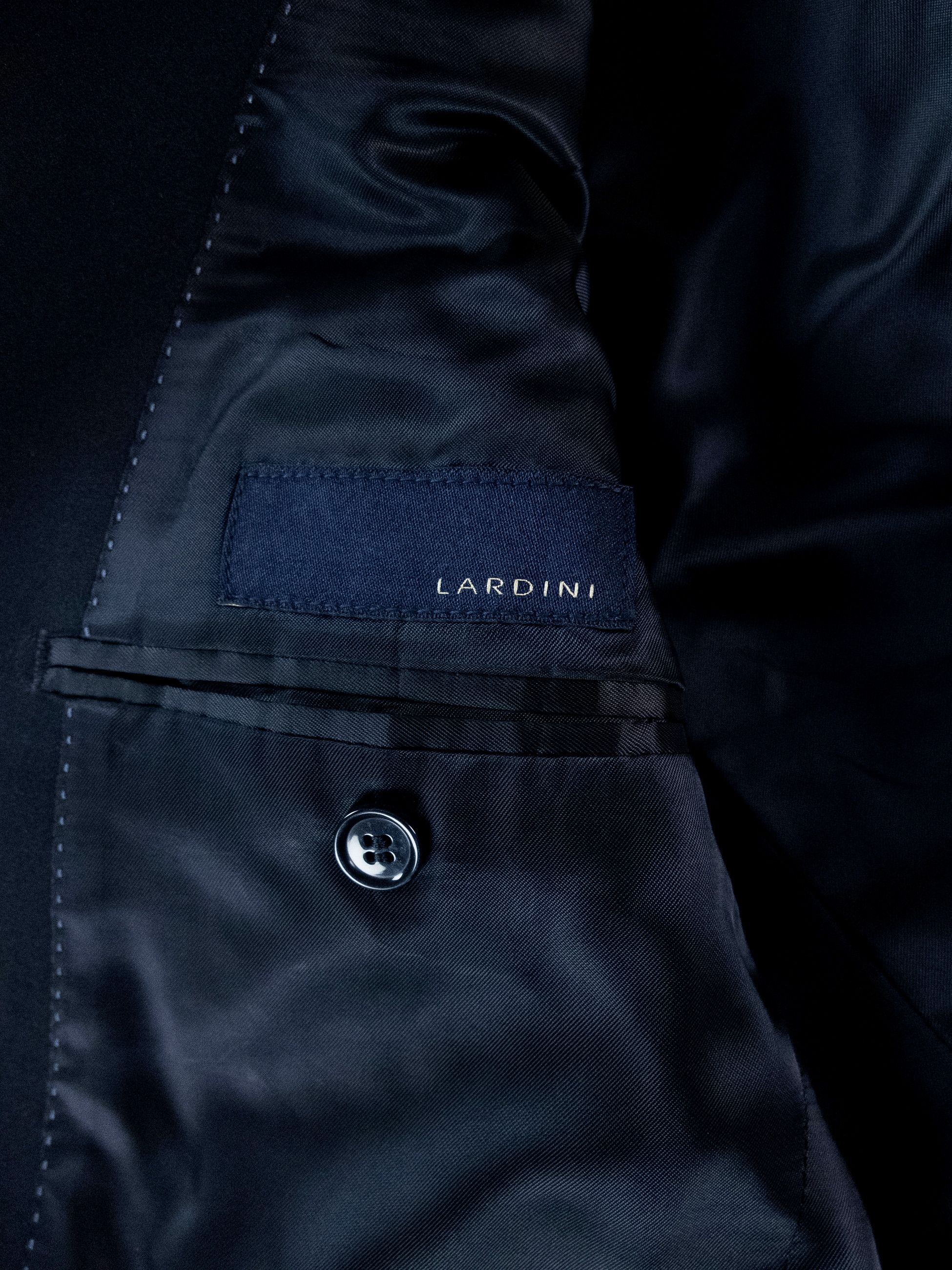 Lardini LARDINI navy blue cotton wool tuxedo Size 40 US / 50 IT Size 40R - 10 Thumbnail