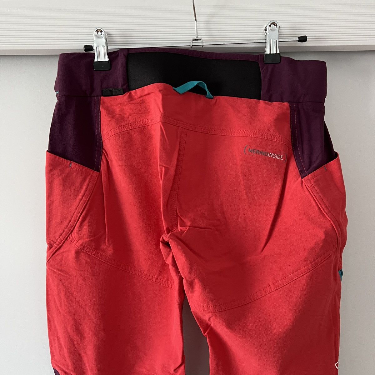 ORTOVOX Women's Ortovos Pink Merino Inside Outdoor Pants Size S Size 30" / US 8 / IT 44 - 6 Thumbnail