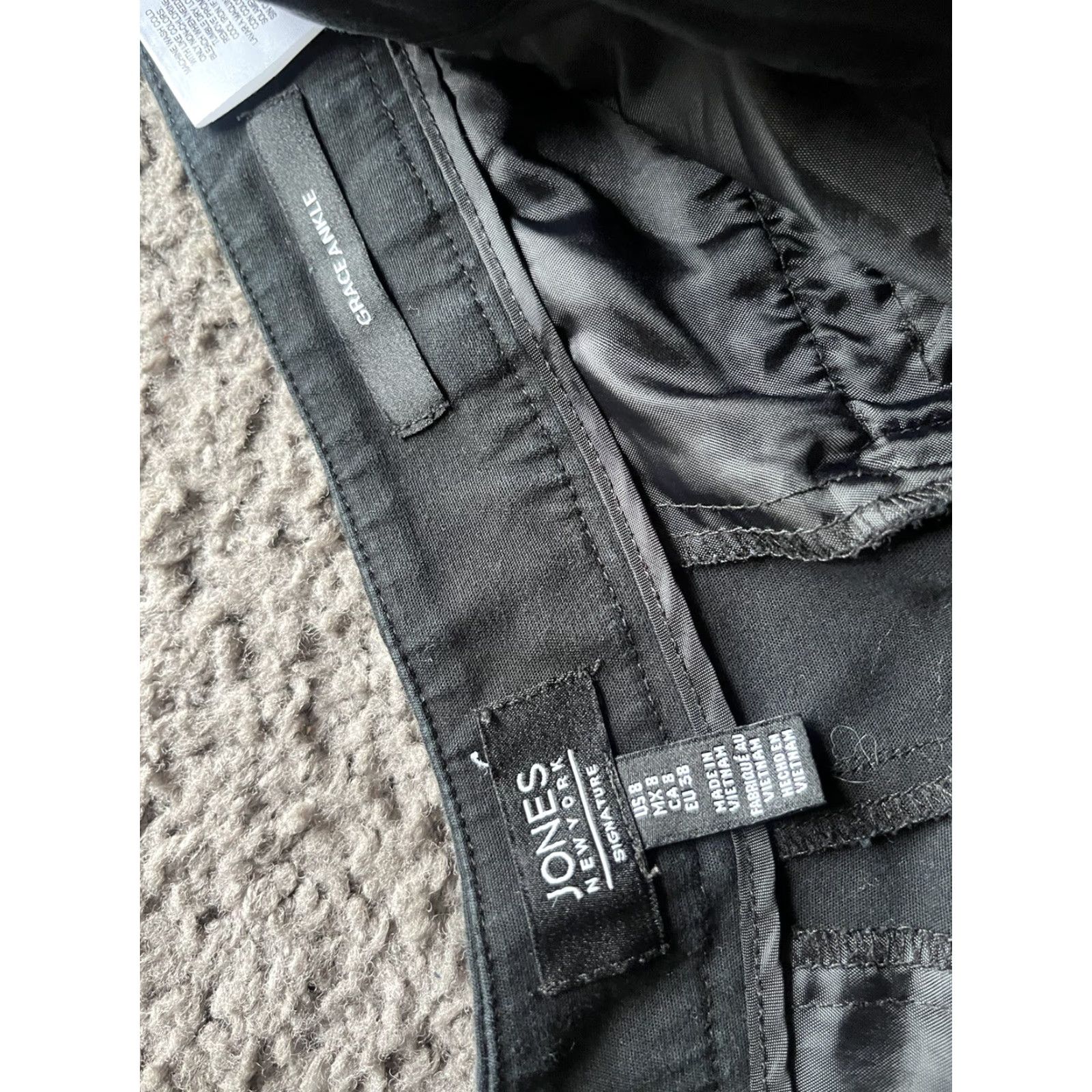 Jones New York Jones New York Grace Dress Pants Womens Size 8 Black Size 30" / US 8 / IT 44 - 5 Thumbnail