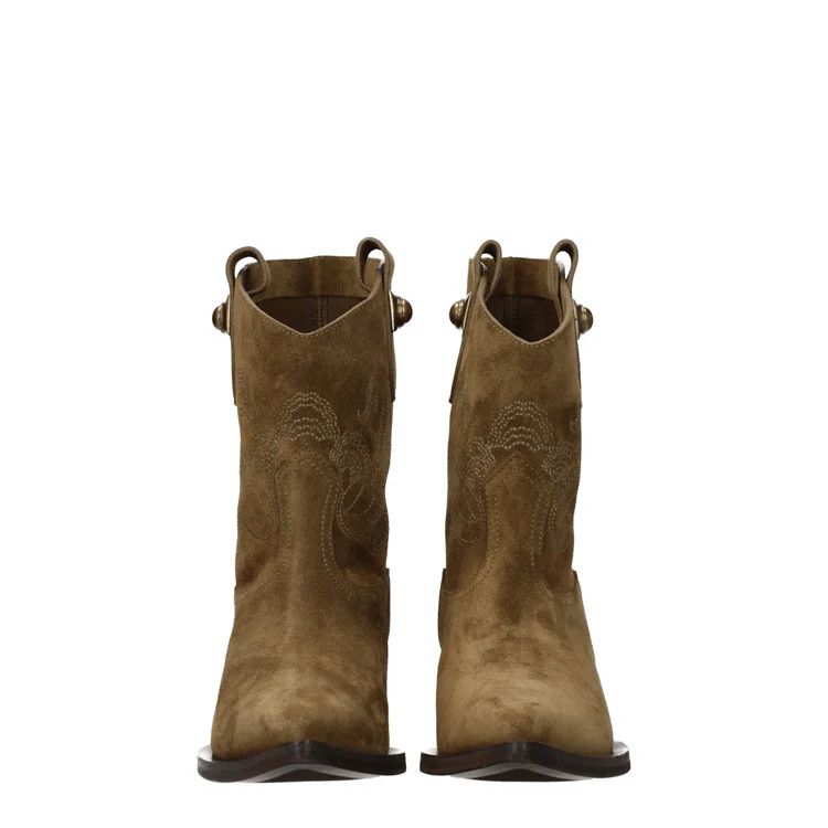 Etro ob1o1e1024 Suede Ankle Boots in Brown Size US 8 / IT 38 - 3 Thumbnail