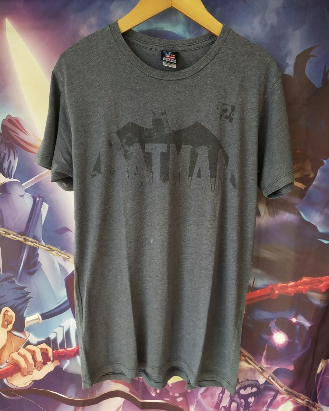 DC Comics × Junk Food × Warner Bros Batman x Junkfood Art Grey Super Hero Tees Size US S / EU 44-46 / 1 - 1 Thumbnail