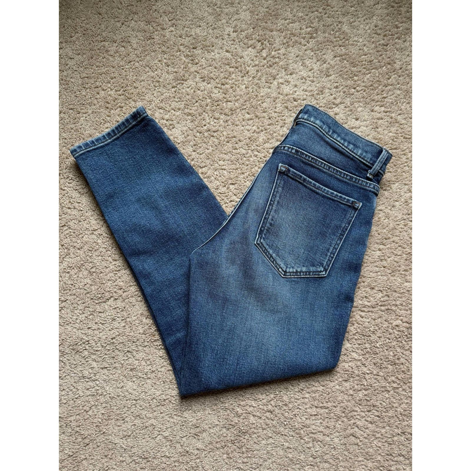 Banana Republic Banana Republic High Rise Straight Jeans Medium Wash Size 27" / US 4 / IT 40 - 3 Thumbnail