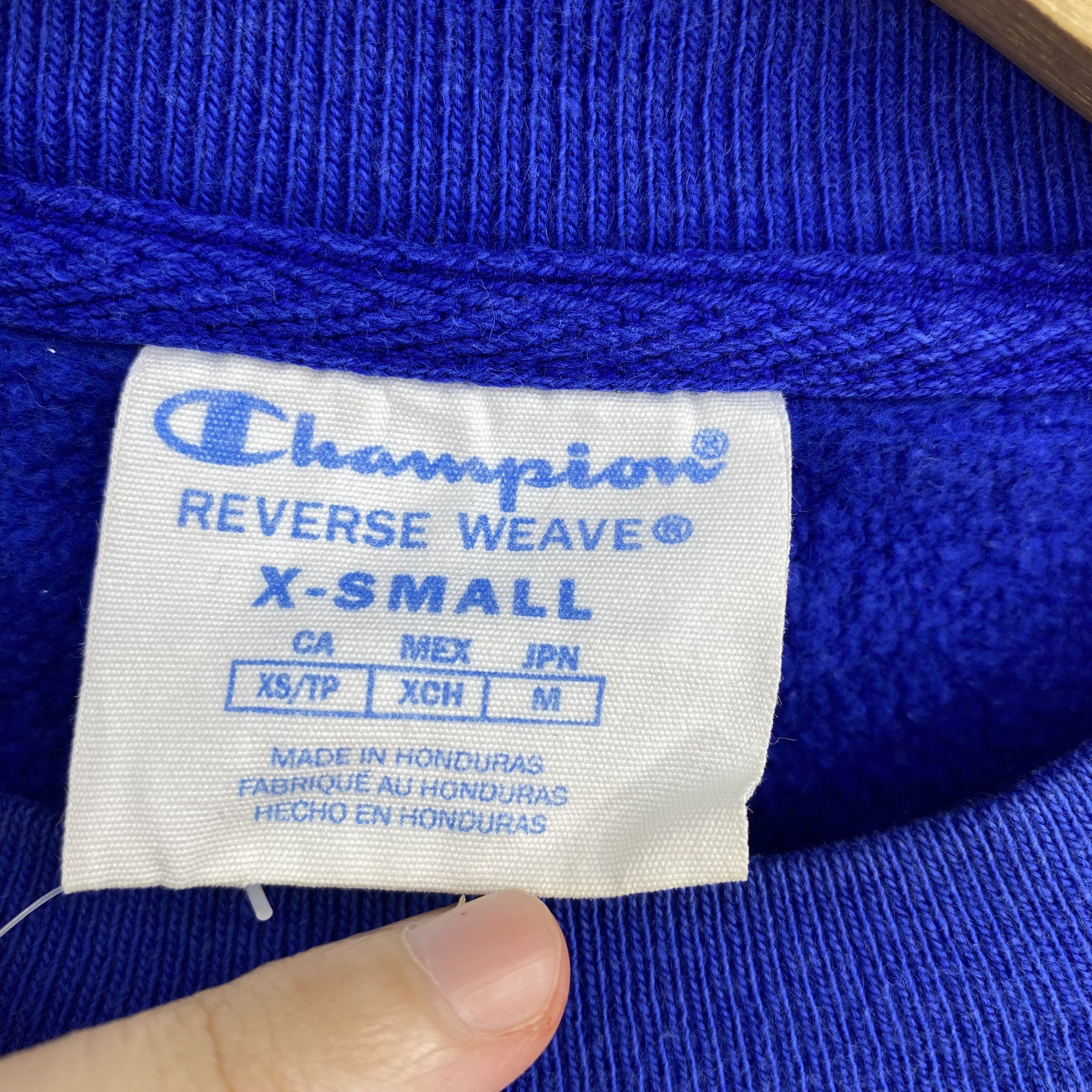Champion Vintage 90s Champion Reverse Weave Pullover Sweatshirt Size XS / US 0-2 / IT 36-38 - 8 Thumbnail