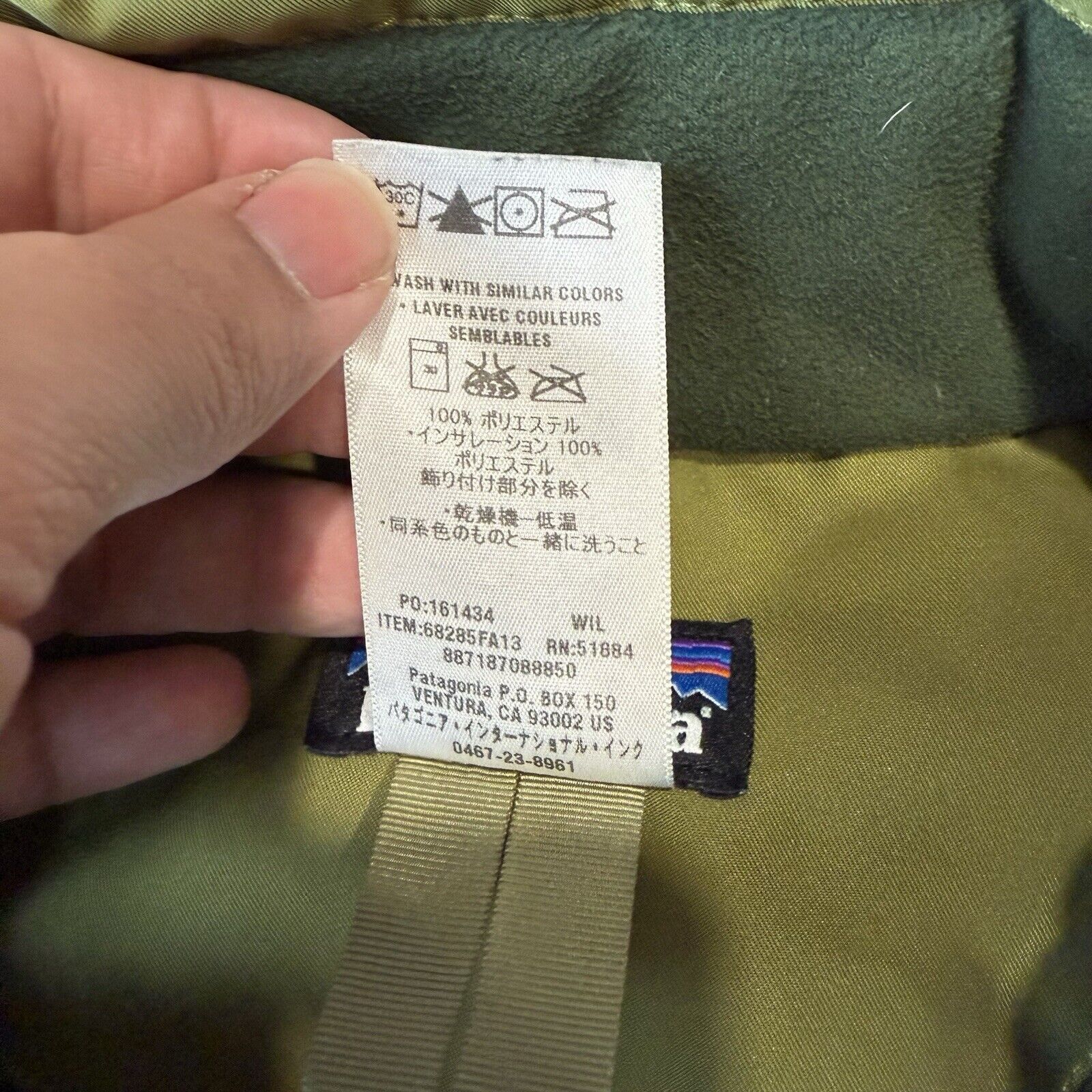 Patagonia Patagonia Jacket Youth Medium Green Full Zip Insulated Size US XXS / EU 40 - 8 Thumbnail