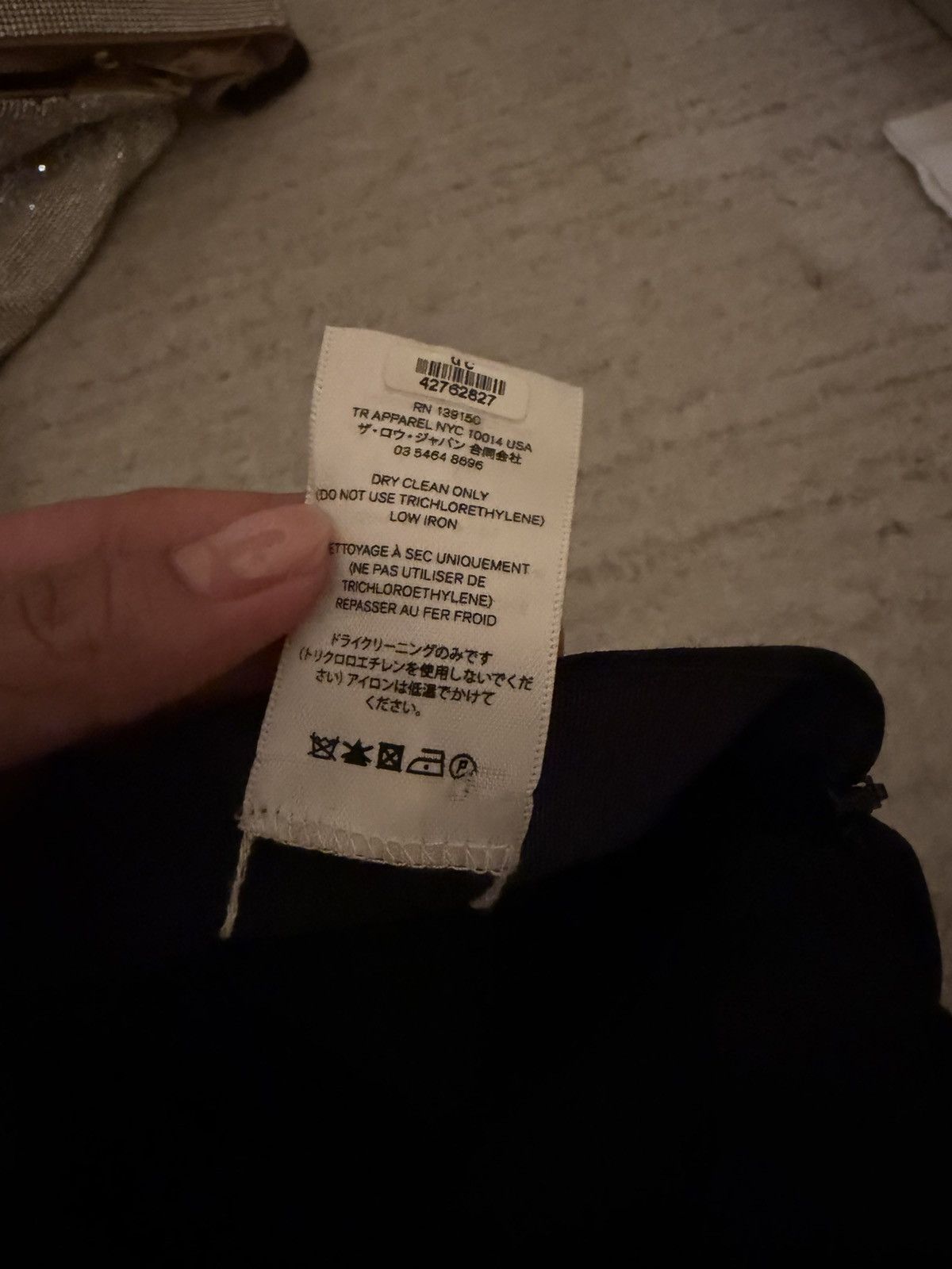 The Row Navy The Row Pants with Virgin Wool Size 28" / US 6 / IT 42 - 6 Thumbnail