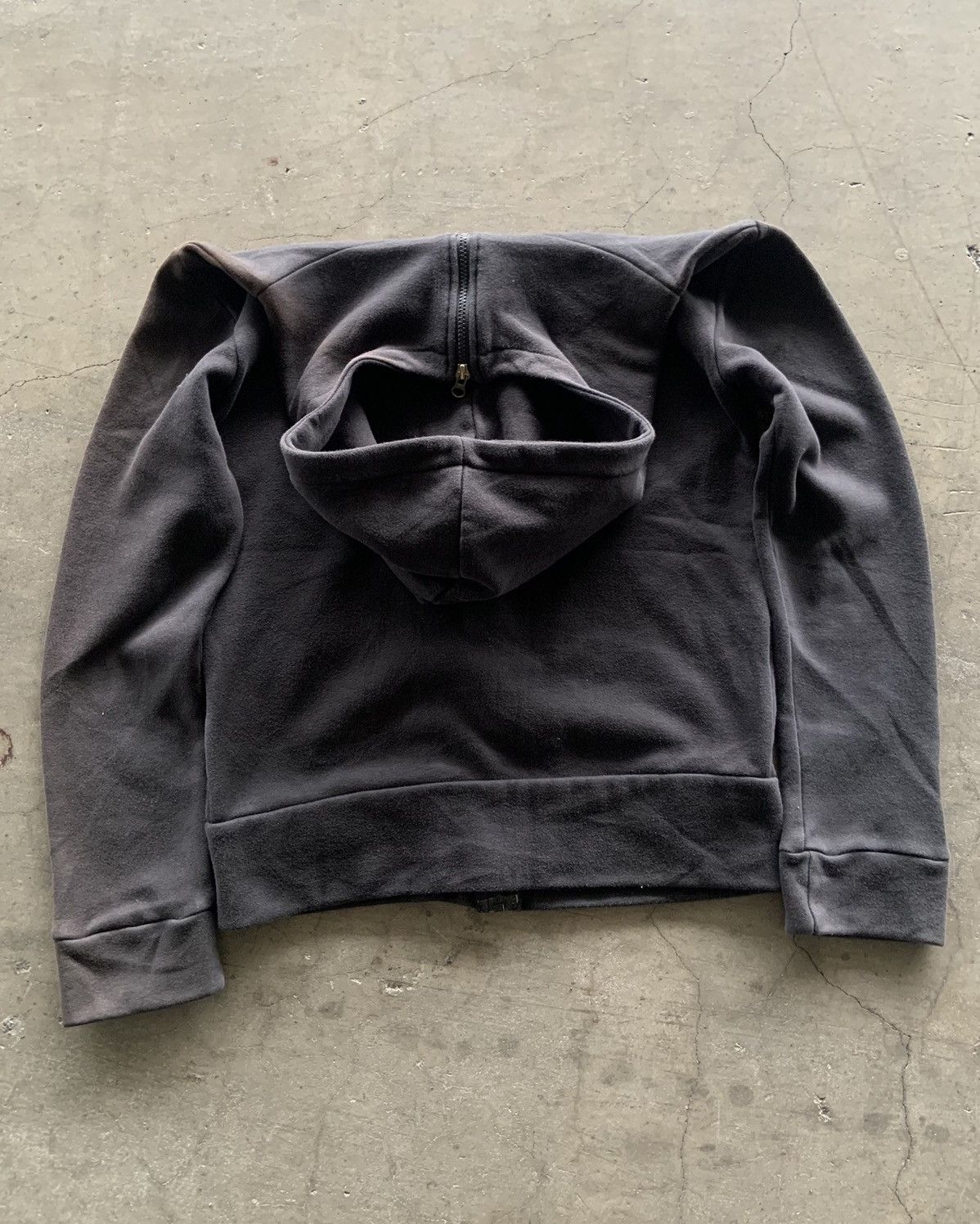 If Six Was Nine × Japanese Brand × Le Grande Bleu (L.G.B.) 2000s ifsixwasnine lgb style Ninja Faded Black Hoodie Size US L / EU 52-54 / 3 - 6 Thumbnail