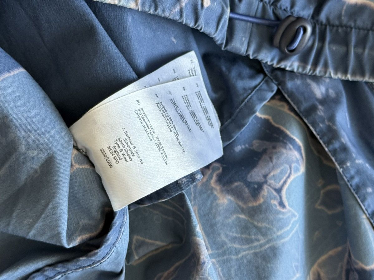 Barbour SS20 Barbour bleached tie dye hooded windbreaker jacket Size US M / EU 48-50 / 2 - 9 Thumbnail