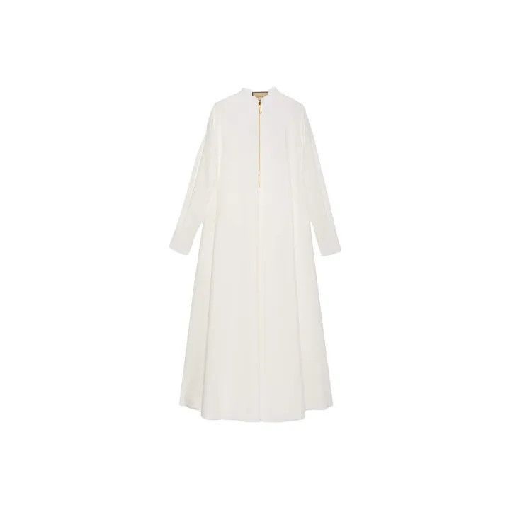 Gucci Gucci SS23 Solid Half-Zip Long Sleeve Dress-2507 Size M / US 6-8 / IT 42-44 - 7 Thumbnail