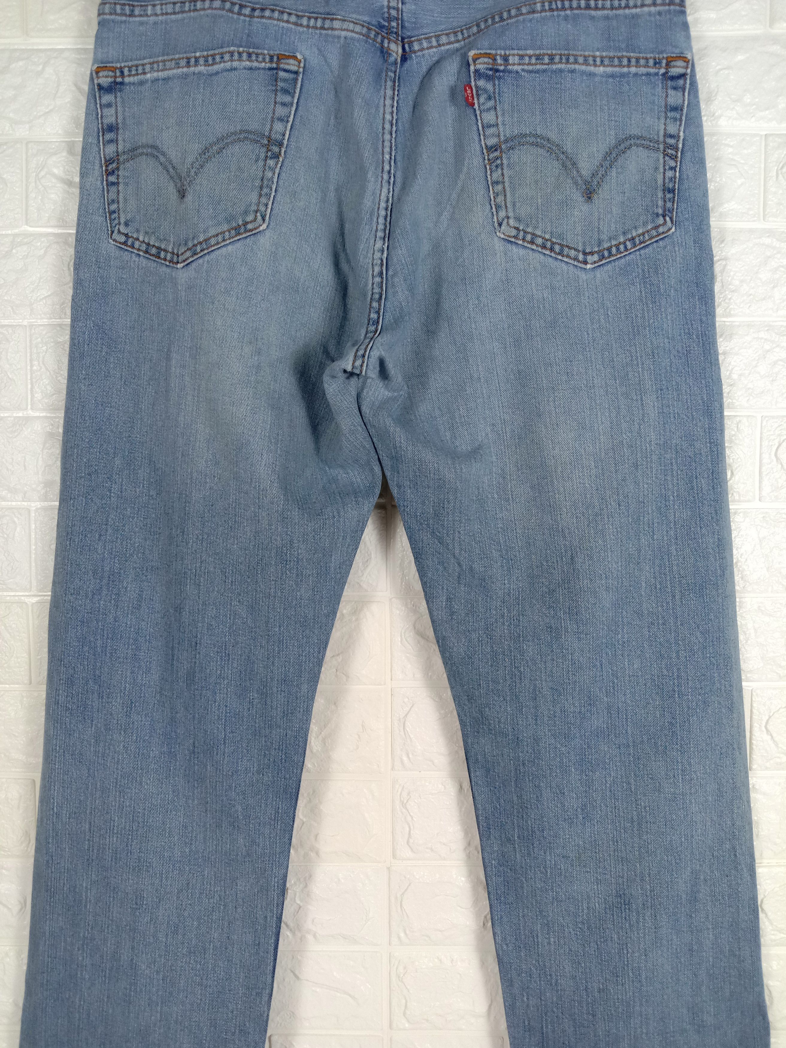 Levi's Vintage Levi's 505 Jeans Regular Fit Distressed Denim Size US 36 / EU 52 - 7 Thumbnail