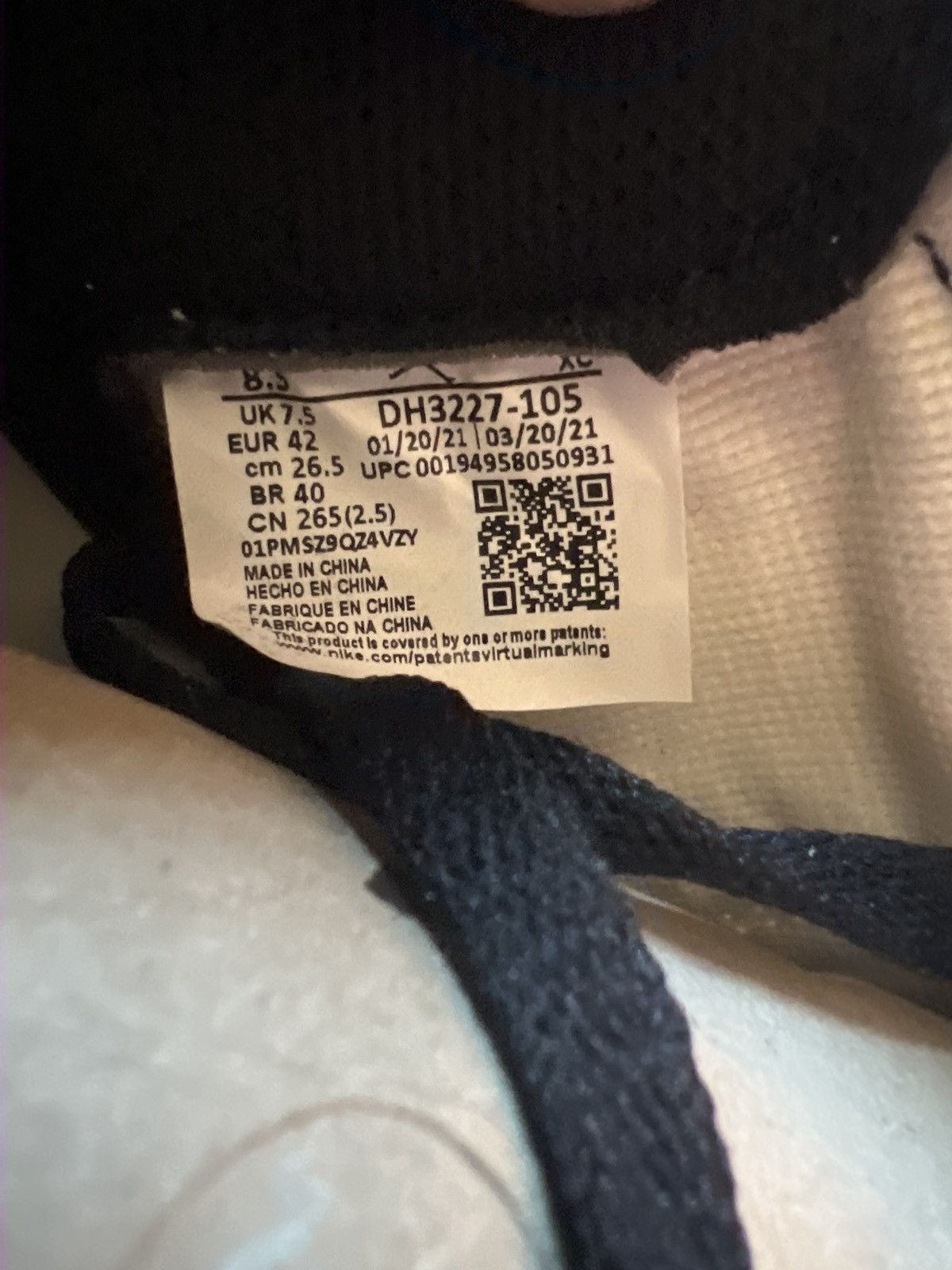 Jordan Brand Jordan 1 High Travis Scott x Fragment SP Size US 8.5 / EU 41-42 - 4 Thumbnail