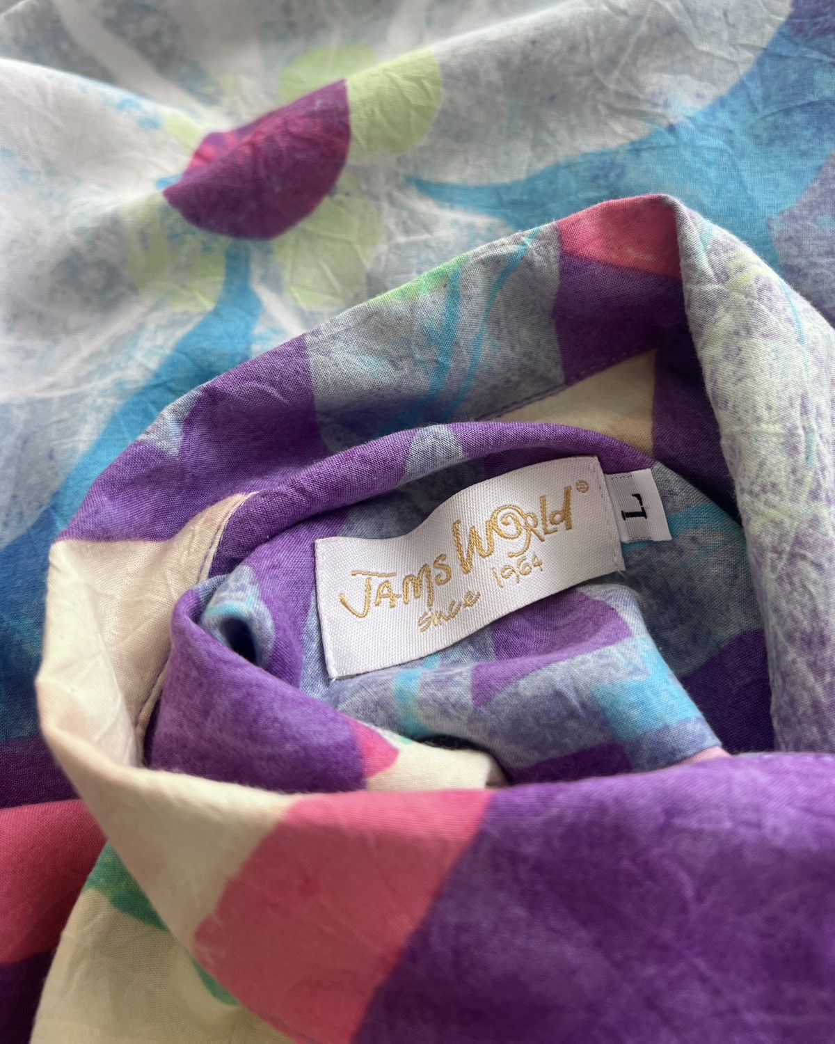 Jams World VINTAGE JAMS WORLD RAYON HAWAII SHIRT Size L / US 10 / IT 46 - 8 Thumbnail
