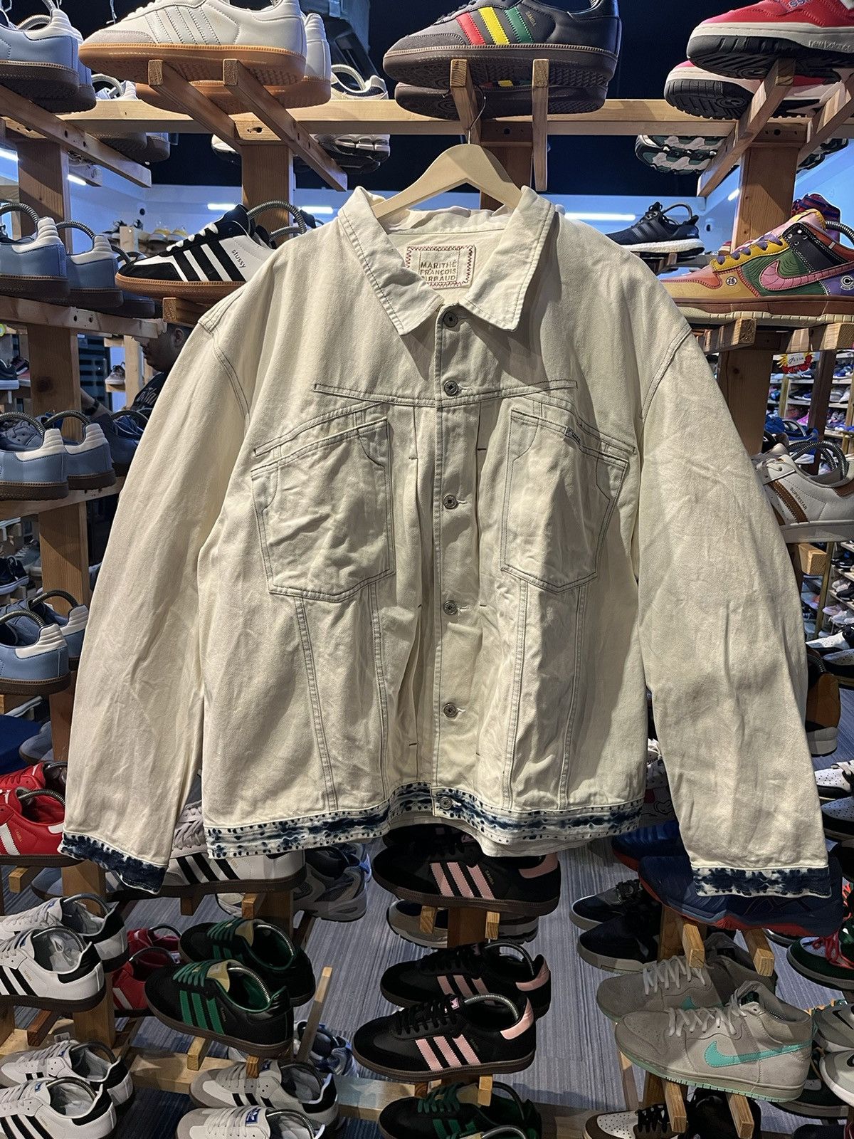 Marithe + Francois Girbaud × Vintage Le Jean De Marithe Francois Girbaud Gradient white denim Size US XXL / EU 58 / 5 - 1 Thumbnail