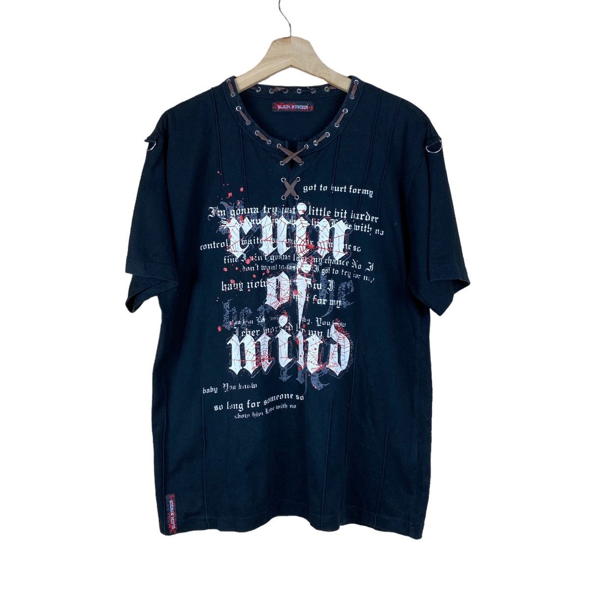Japanese Brand × Seditionaries SLASH NUMBER PUNK STYLE POEM TEE Size US L / EU 52-54 / 3 - 1 Thumbnail