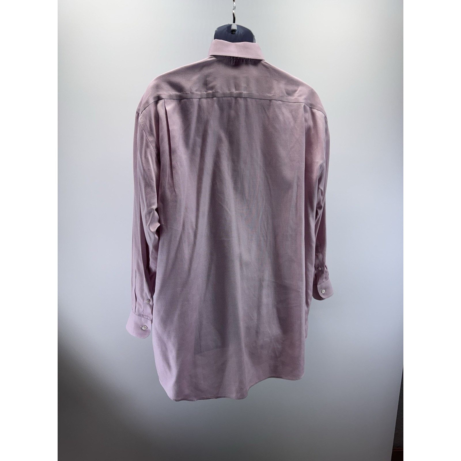 Joseph Abboud Joseph Abboud Button Up Shirt Mens 17.5 Lavender Egyptian Size US L / EU 52-54 / 3 - 3 Thumbnail