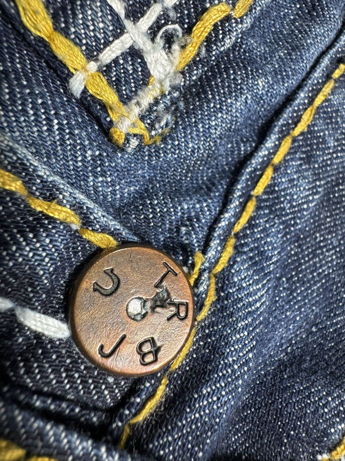 True Religion True Religion Big Logo Baggy Denim Jeans Made In USA Size US 32 / EU 48 - 4 Thumbnail