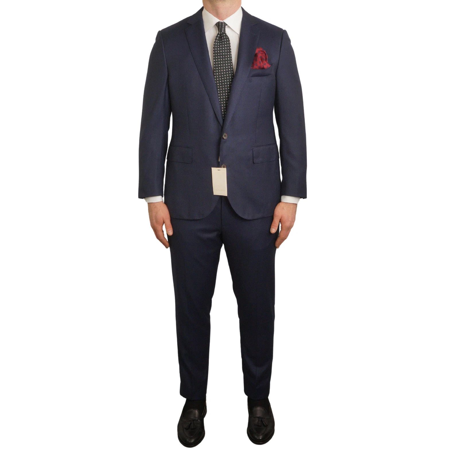 Suitsupply Men Suitsupply Suit La Spalla Vitale Barberis Navy Blue US48 Size 48R - 1 Thumbnail