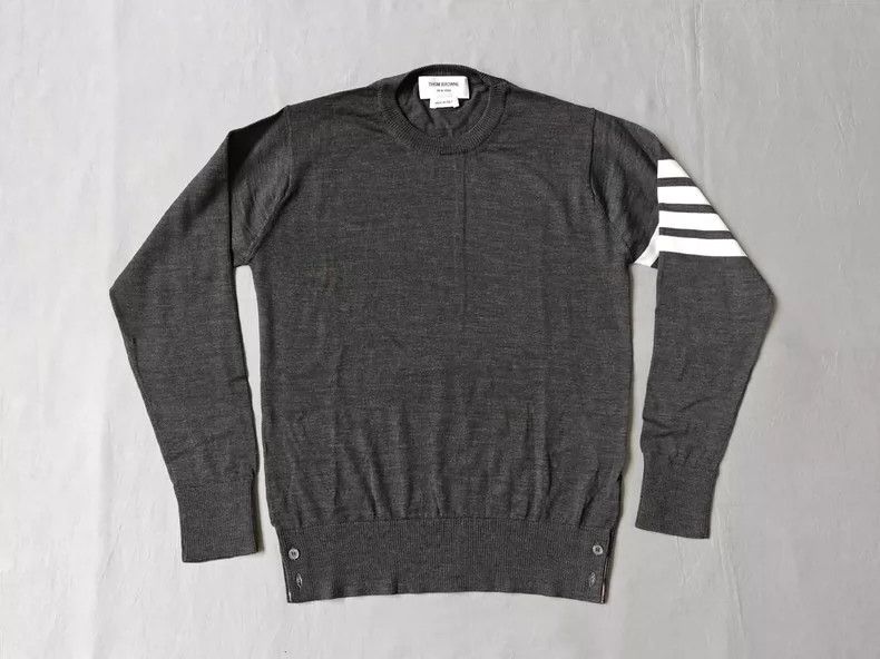 Thom Browne Thom Browne size0 Four bar wool knit sweater Size US XS / EU 42 / 0 - 2 Thumbnail