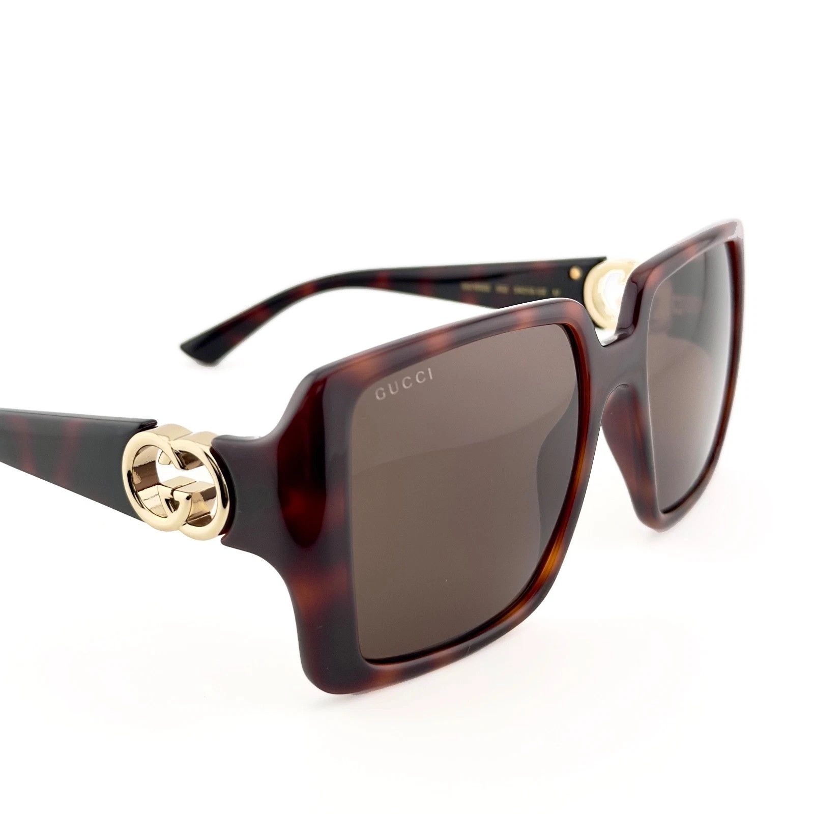 Gucci GUCCI GG1692S Brown Geometric 1692 Fashion Sunglasses 002 Size ONE SIZE - 8 Thumbnail