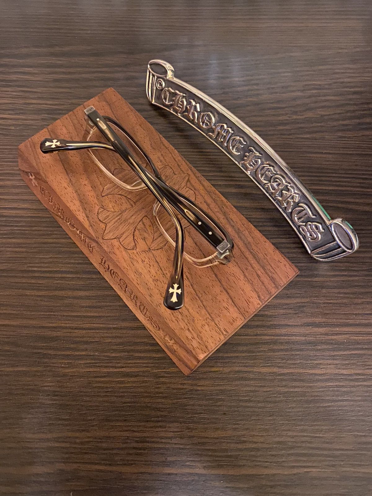 image of Cooze Chrome Hearts Glasses in Brown, Men's