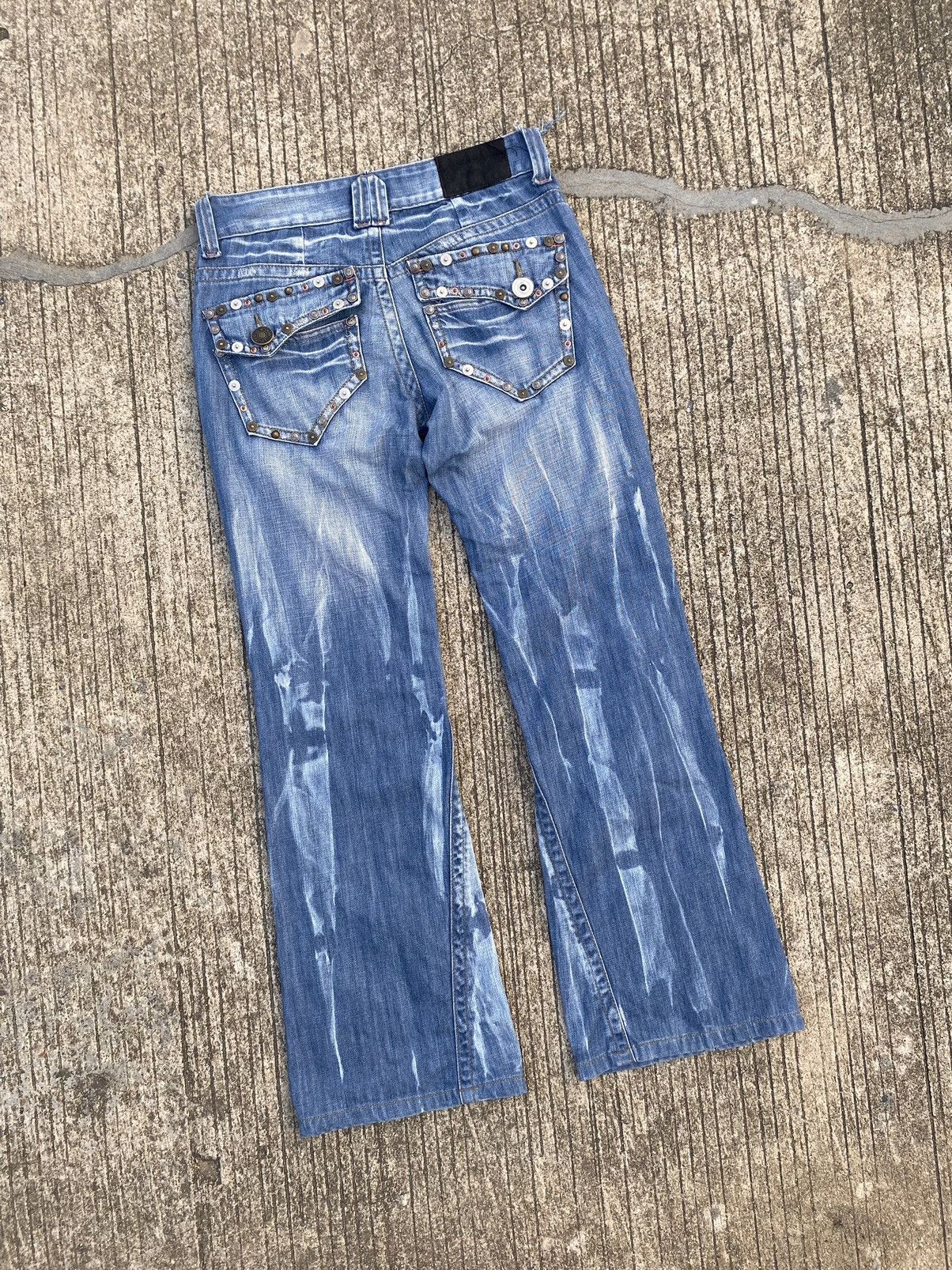 Japanese Brand Rare LOLITA JEANS Flared Bootcut Size US 30 / EU 46 - 4 Thumbnail
