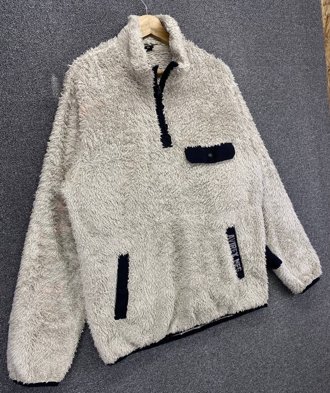 Avirex Vintage Avirex MFG Rare Fleece Sweatshirt Size US XL / EU 56 / 4 - 2 Thumbnail