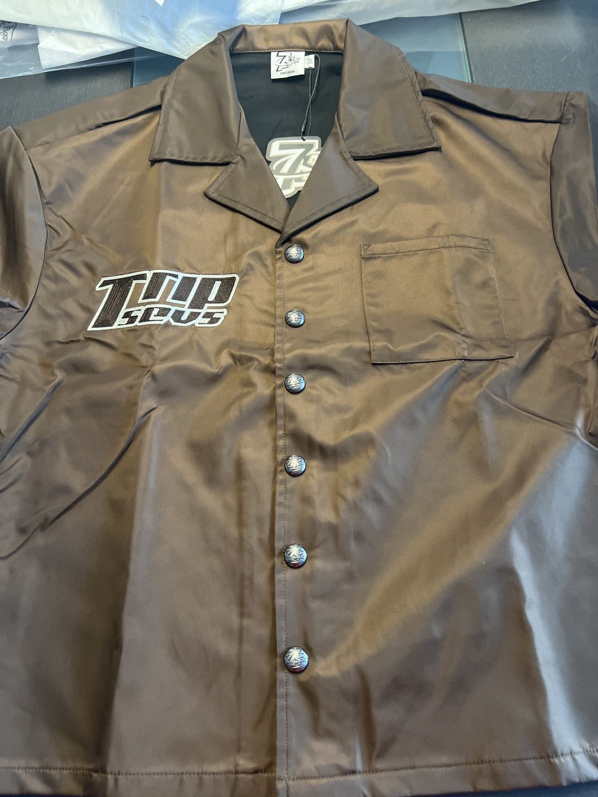 Other Triple sevens nylon t-shirt brown Size US M / EU 48-50 / 2 - 1 Thumbnail
