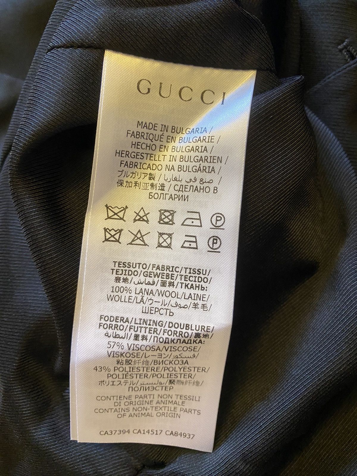 Gucci Gucci black wool blazer Size S / US 4 / IT 40 - 4 Thumbnail