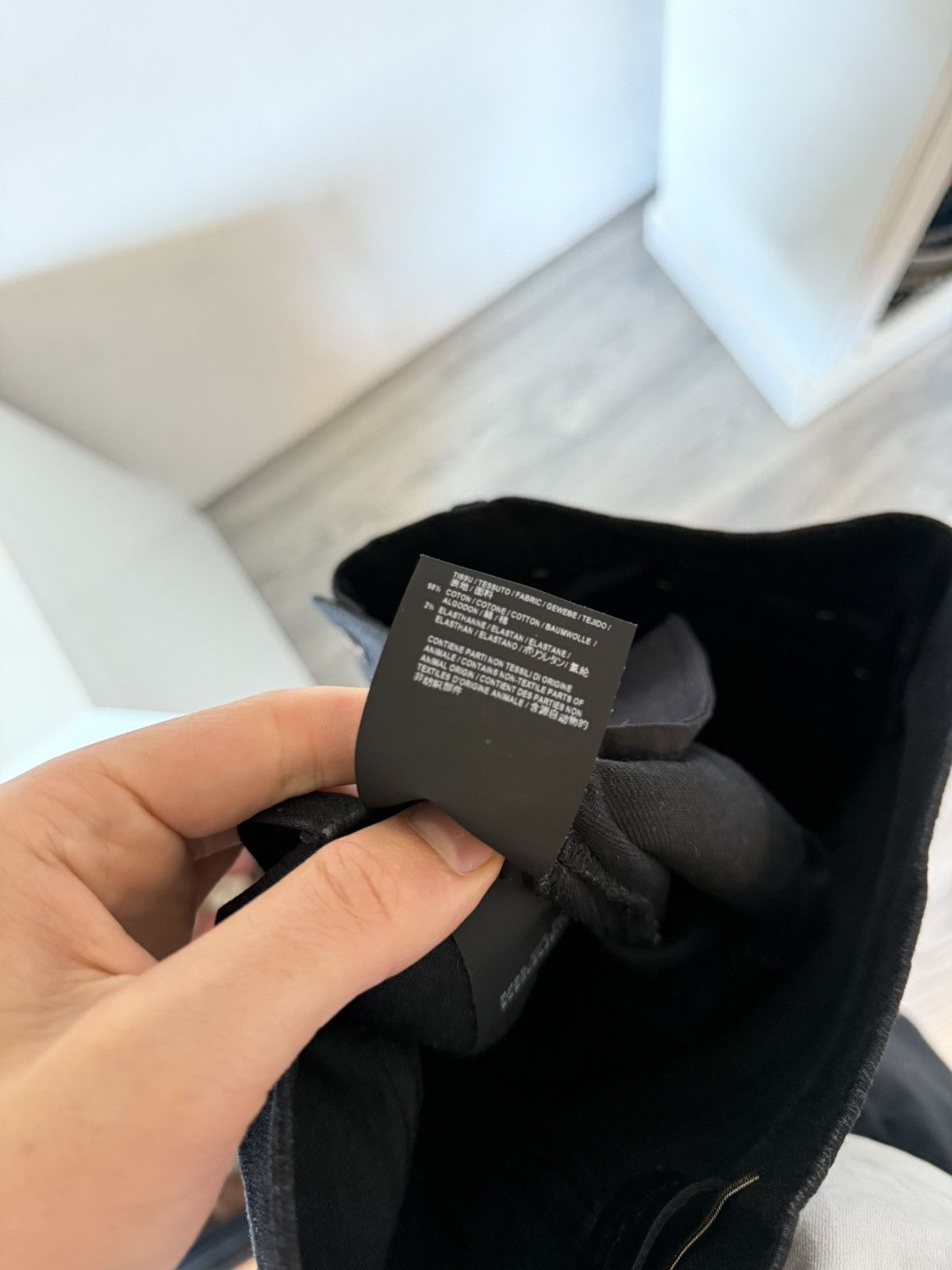 Saint Laurent Paris Saint Laurent D02 Skinny Black Jeans in Washed Stretch Denim Size US 32 / EU 48 - 12 Thumbnail