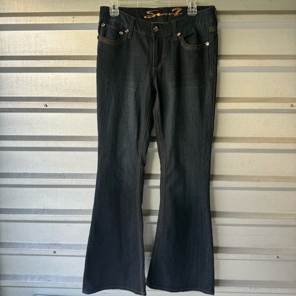 7 For All Mankind SEVEN7 FOR ALL MAN KIND WOMEN’S INDIGO BOOTCUT JEANS SZ 10 Size 32" / US 10 / IT 46 - 5 Thumbnail