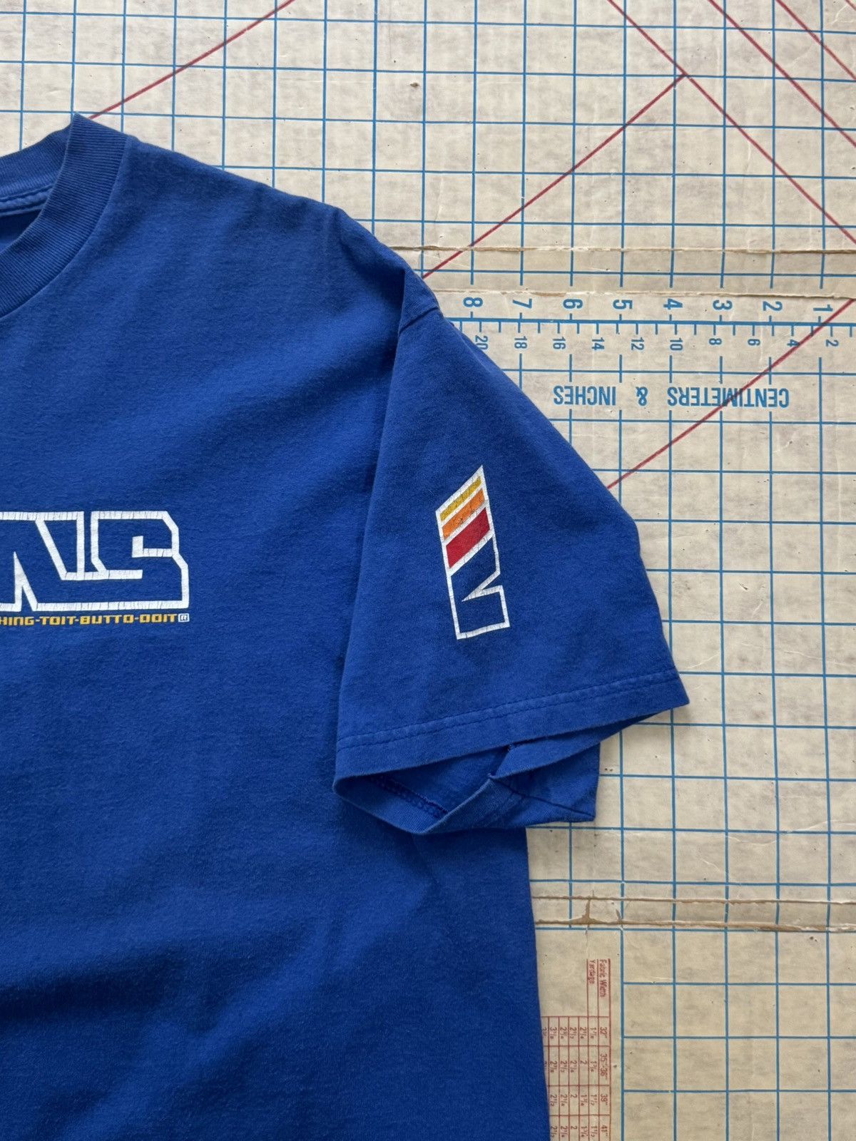 Vans × Vintage Vintage 90’s Y2K Vans Nothing To It Tee Blue Mens Size XL Size US XL / EU 56 / 4 - 6 Thumbnail