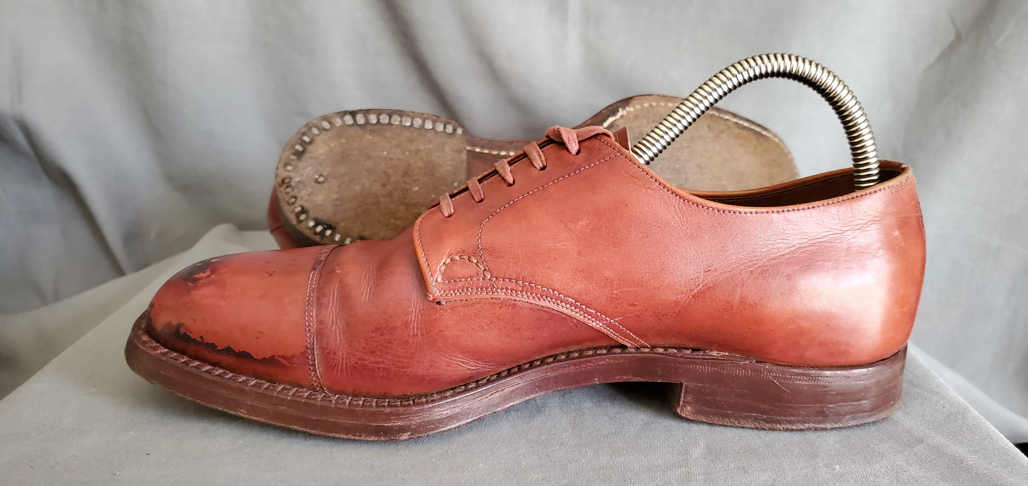 Other Vintage 70s McAfee Belfast Lace Up Shoes Size US 7.5 / EU 40-41 - 5 Thumbnail