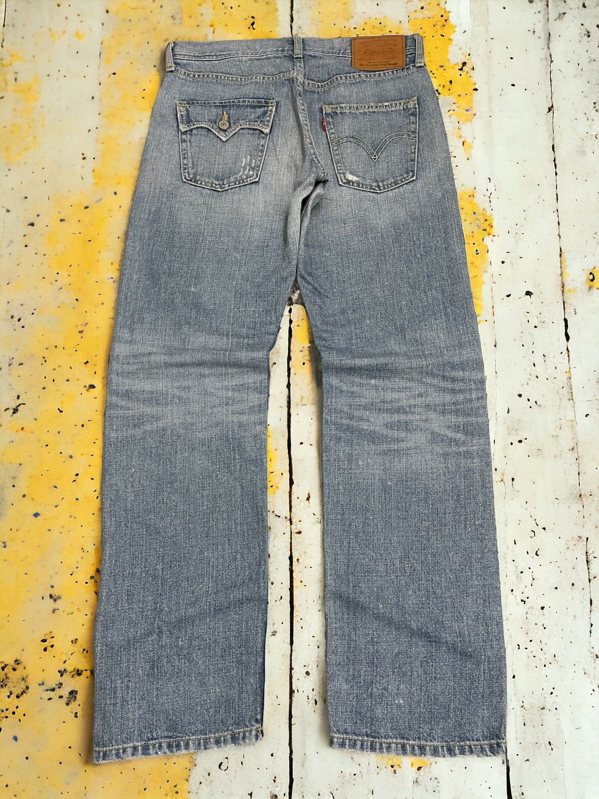 Levi's Levis 533 Distressed Clawmark Different Pocket Denim (AD3) Size US 30 / EU 46 - 1 Thumbnail