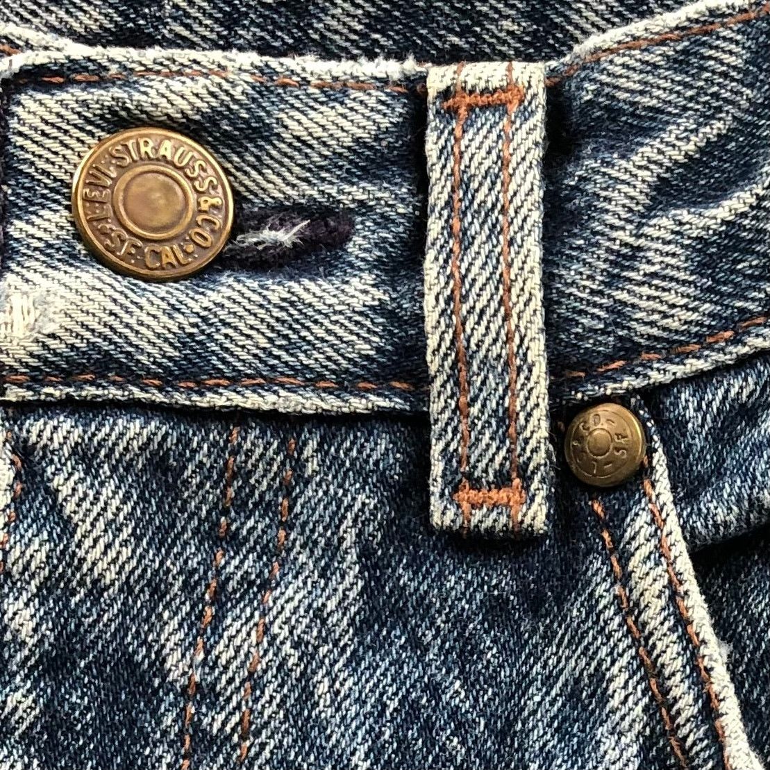 Levi's Vintage Levi’s 901 Orange Tab Tapered Mom Jeans Womens 22 5 Size 22" - 6 Thumbnail