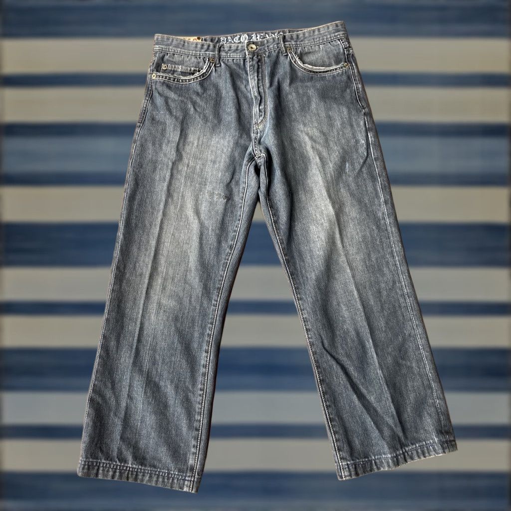 Vintage VINTAGE Paco Baggy Jeans Mens 36x32 Embroidered Distressed Grunge Streetwear Jeans Mens Size US 27 - 1 Thumbnail