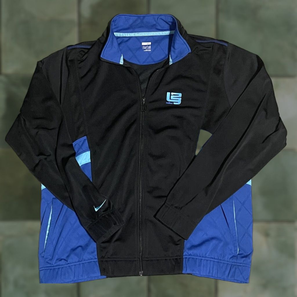 Nike Nike Mens XL Lebron James Witness Soldier NBA Track Jacket Full Zip Size US XL / EU 56 / 4 - 1 Thumbnail