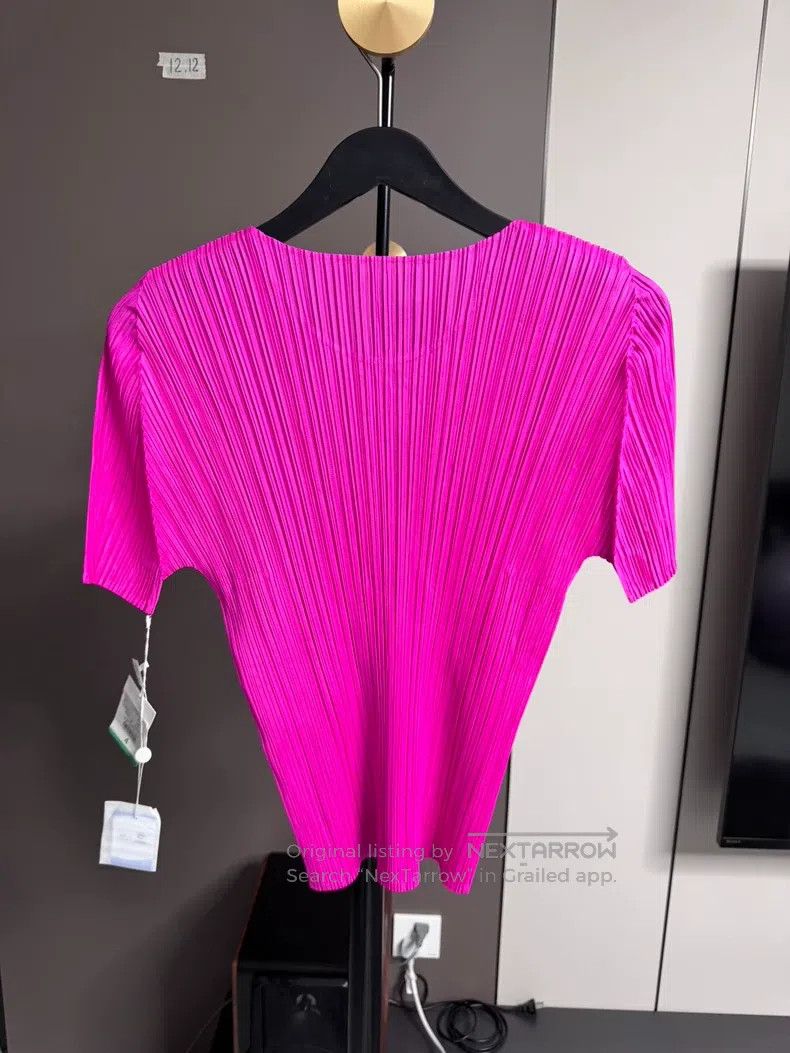 Issey Miyake Issey Miyake Iridescent Top - Pink Size XL / US 12-14 / IT 48-50 - 2 Thumbnail