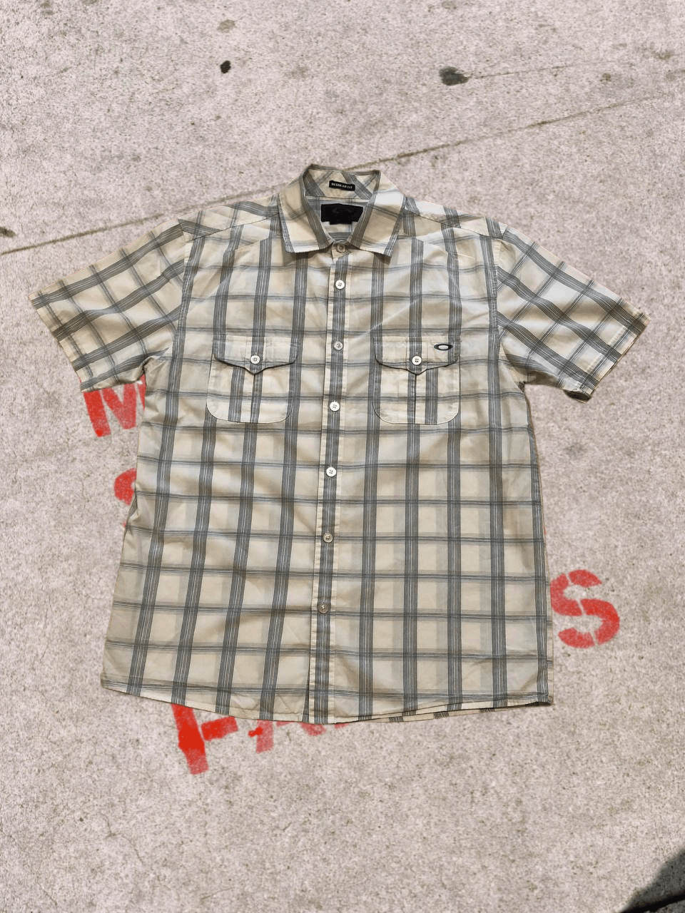 Oakley Vintage OAKLEY Checkered Shirt Casual Size US M / EU 48-50 / 2 - 1 Thumbnail