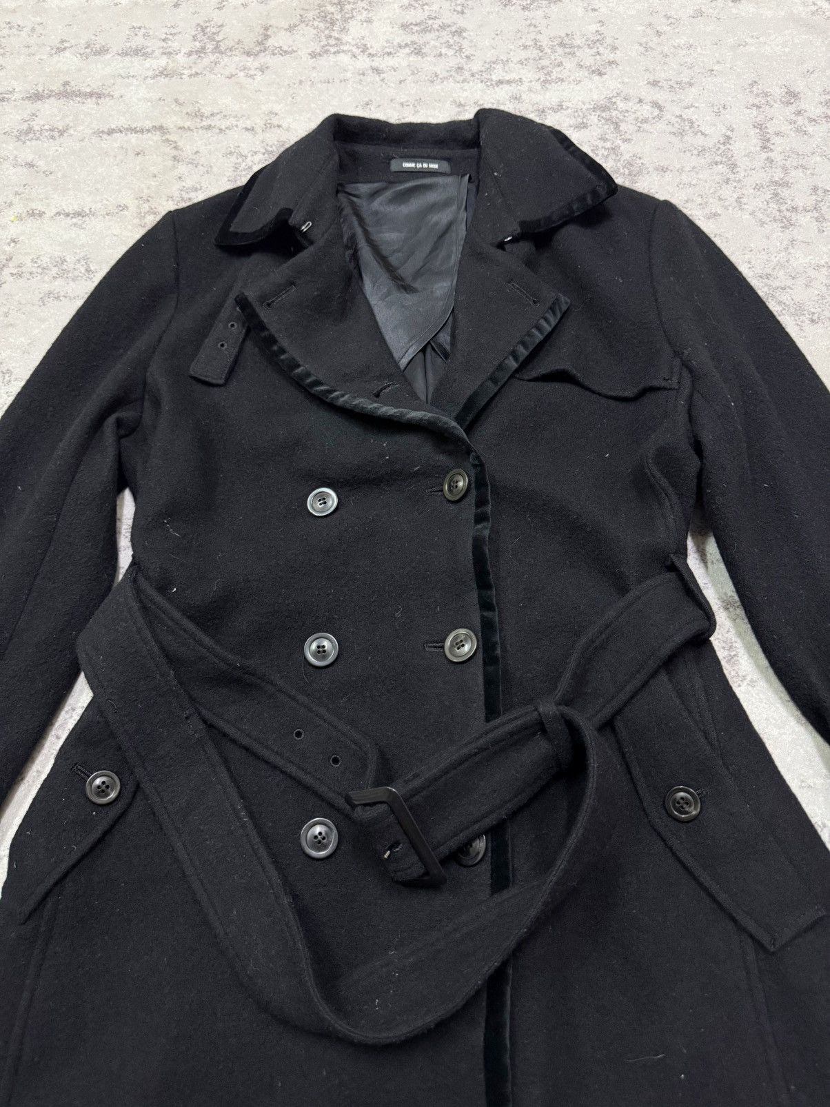 Comme Ca Ism Comme Ca Du Mode Wool Trenche Long Coat Jacket Size US S / EU 44-46 / 1 - 6 Thumbnail