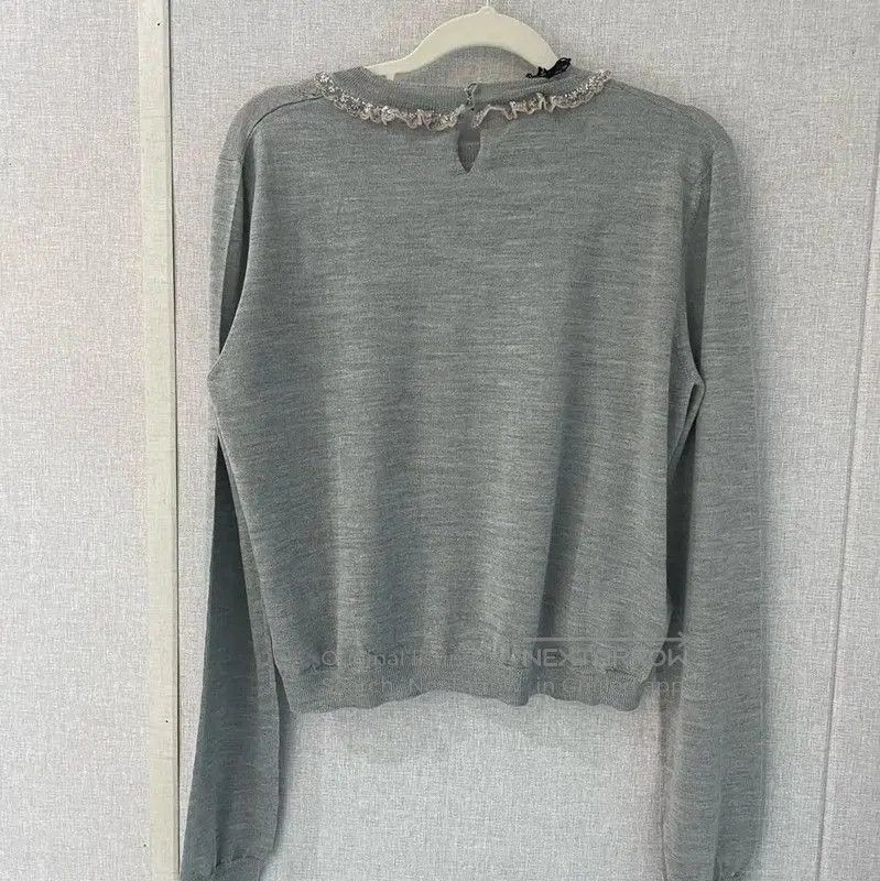 Miu Miu Miu Miu Gray Cashmere Sweater for Women . Size XL / US 12-14 / IT 48-50 - 3 Thumbnail