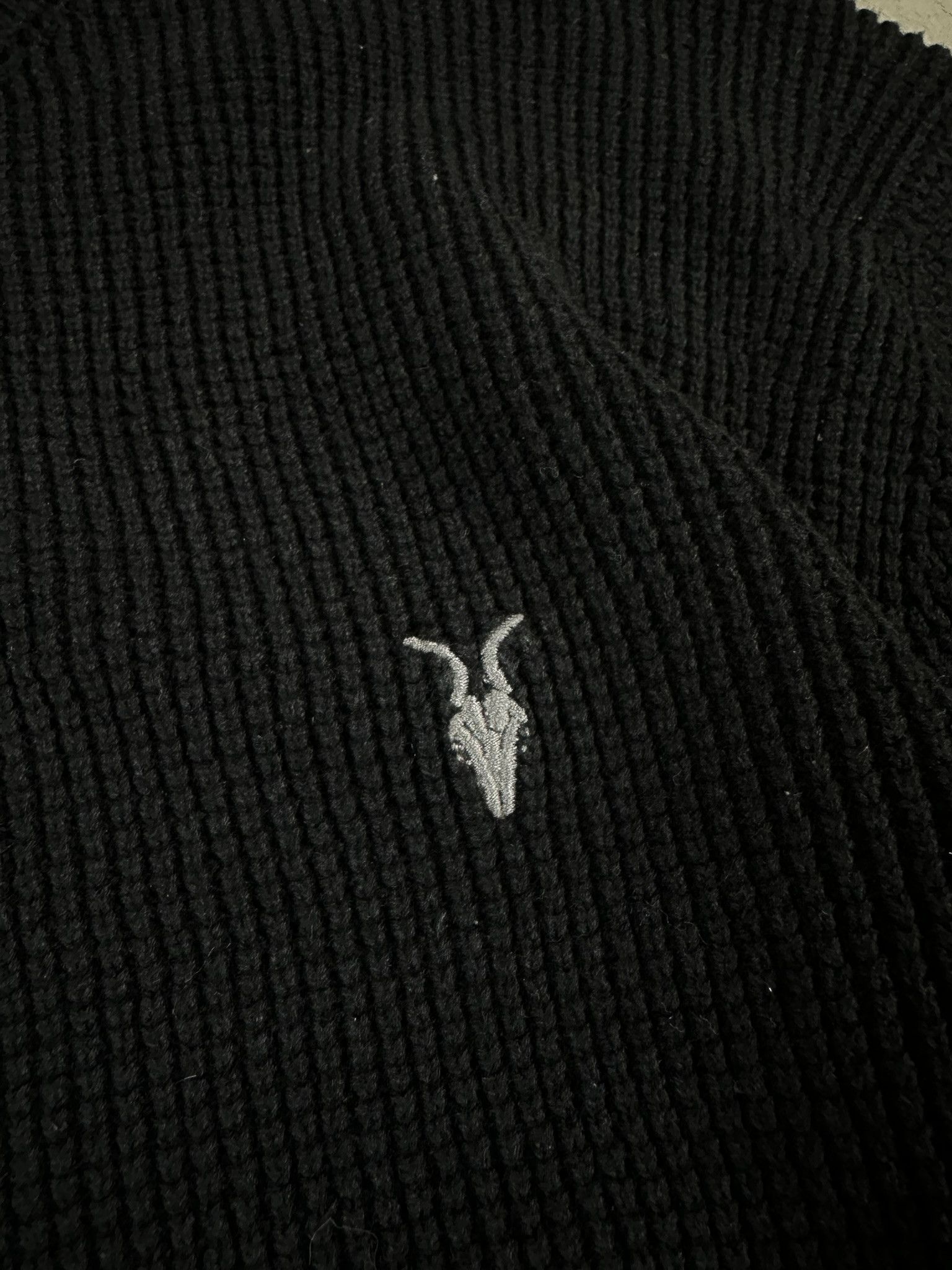 Allsaints Allsaints Cotton Boxy Logo Knit Sweater Size US L / EU 52-54 / 3 - 8 Thumbnail