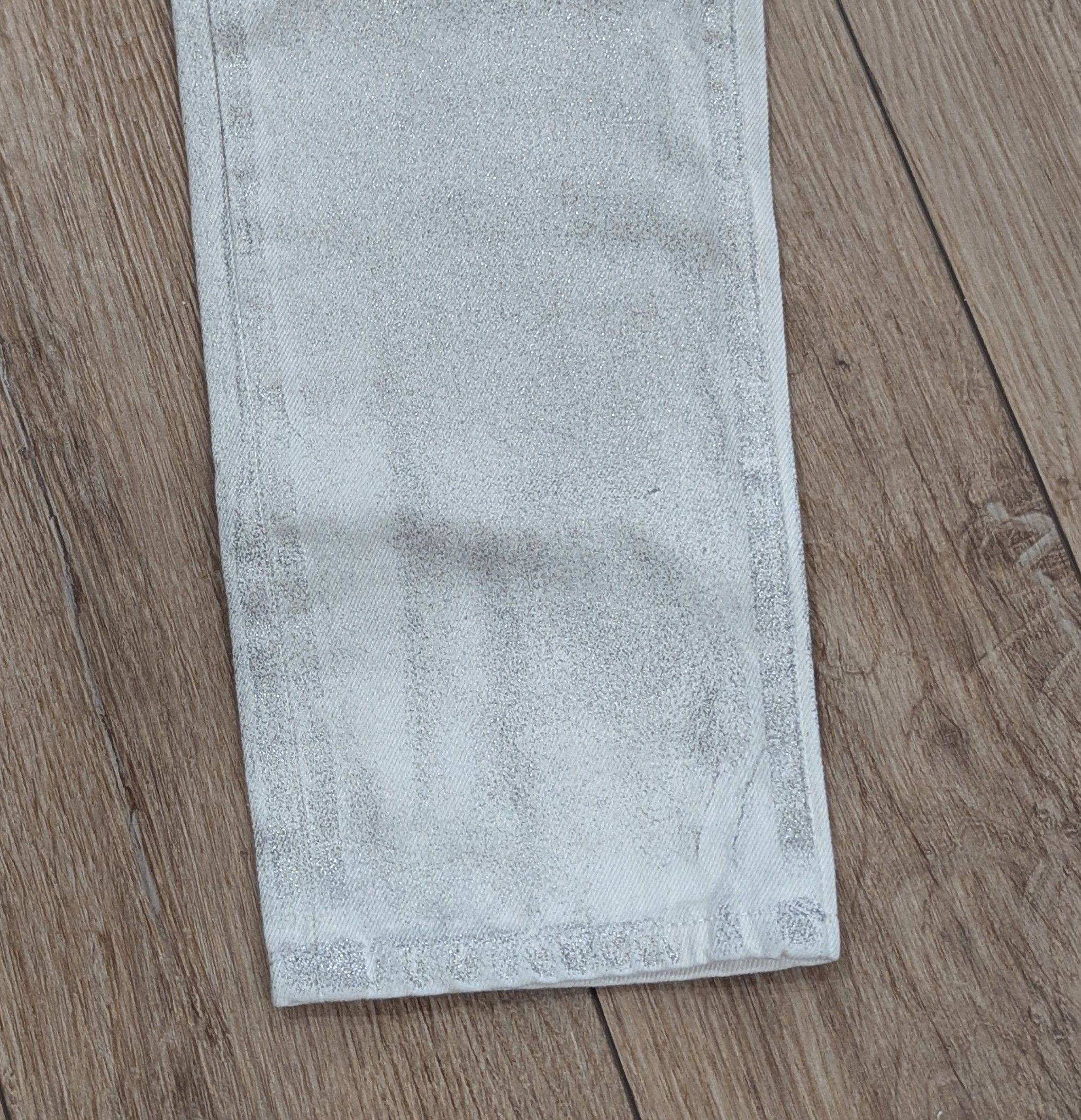 Palm Angels Palms Angels Metallic Washed 5-Pocket Jeans Off-White 31 Size US 31 - 7 Thumbnail