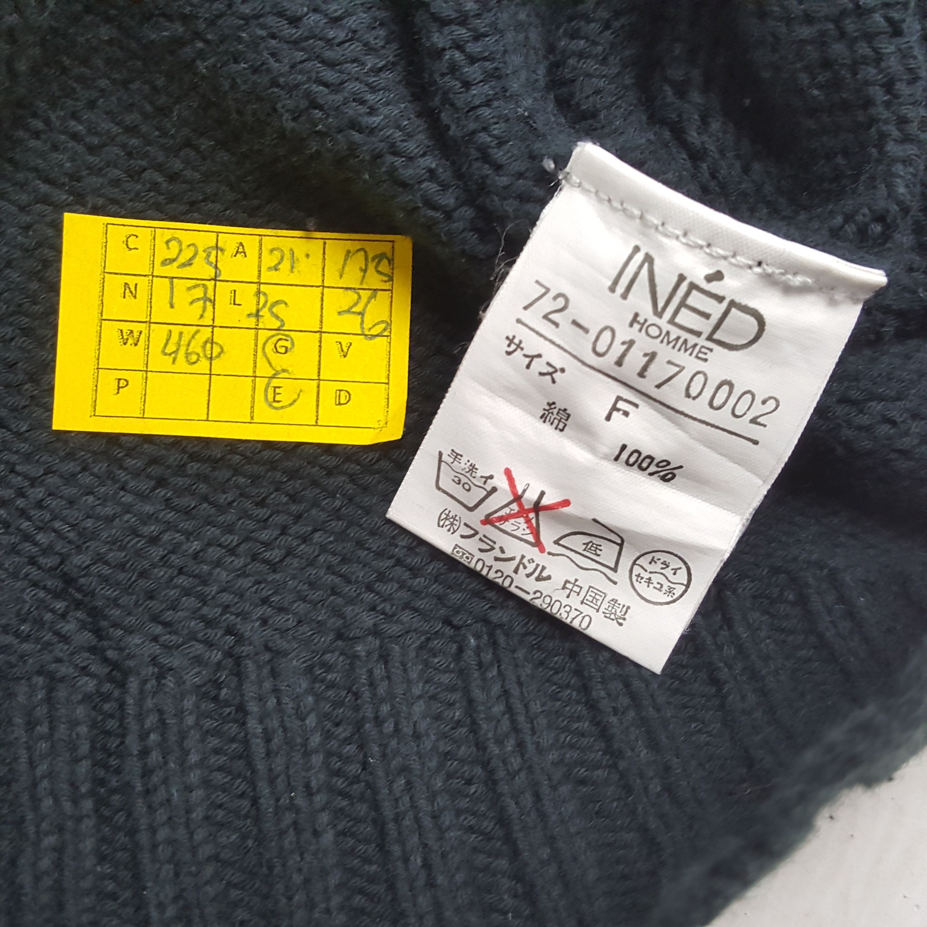 Issey Miyake × Japanese Brand × Vintage Vintage INED HOMME by Issey Miyake SKULLS Custom Knitwear Size US M / EU 48-50 / 2 - 7 Thumbnail