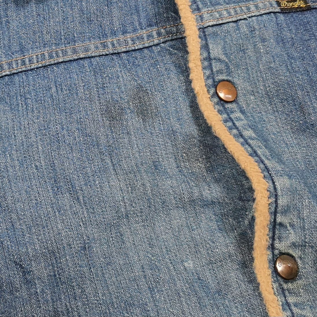 Wrangler Vintage 70s Wrangler Denim Sherpa Jacket Made in USA C302N7 Size US M / EU 48-50 / 2 - 12 Thumbnail