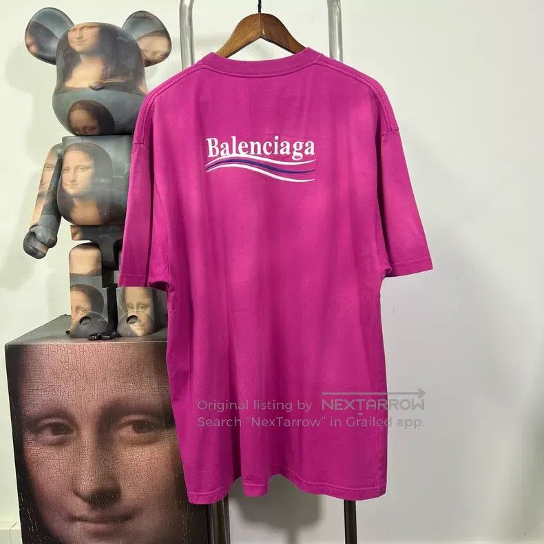 Balenciaga Balenciaga Wave embroidery short-sleeve Size US M / EU 48-50 / 2 - 2 Thumbnail
