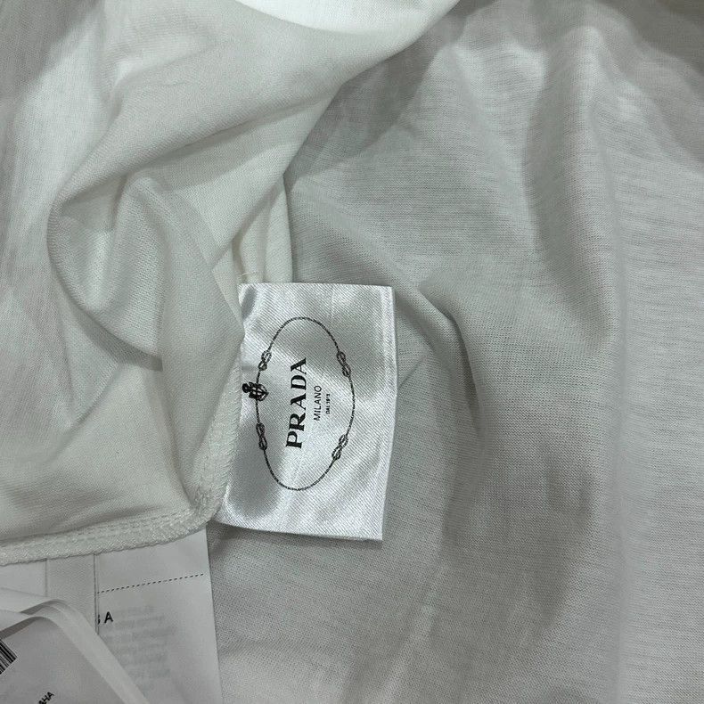 Prada PRADA White Short Sleeve Pocket TShirt -2505 Size US L / EU 52-54 / 3 - 6 Thumbnail